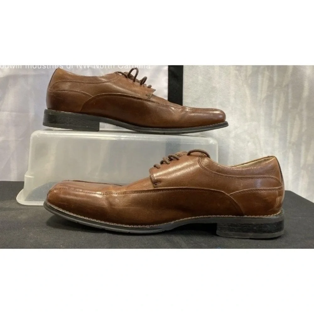 Florsheim Mens Brown Leather Oxford Dress Shoes‎ Size 10.5